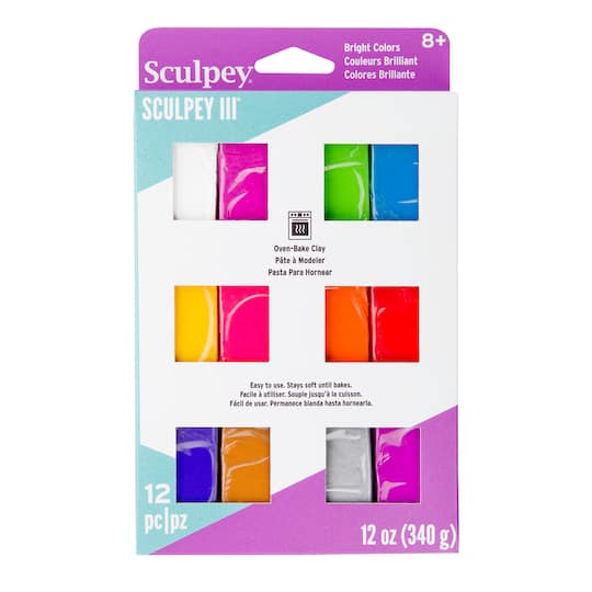 Sculpey III® Bright Multipack Oven Bake Clay